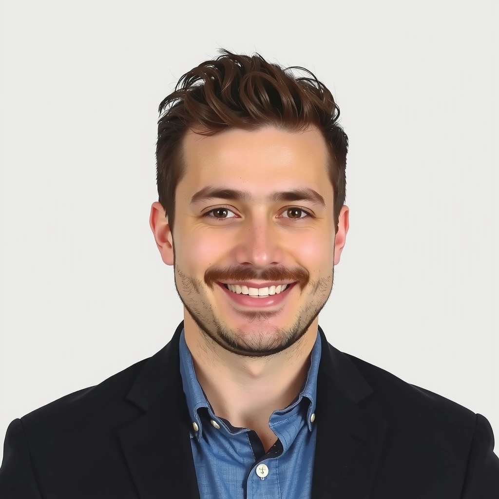 Portrett av fornøyd prosjektleder, mann