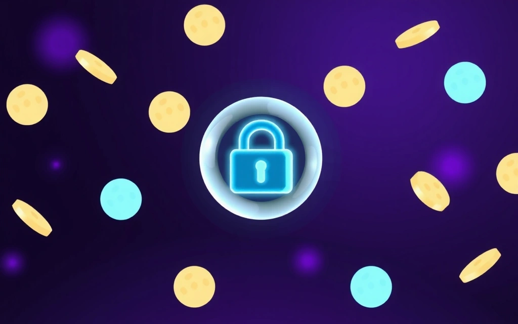 Digital cookies icons floating around a stylized browser window, representing web tracking and data